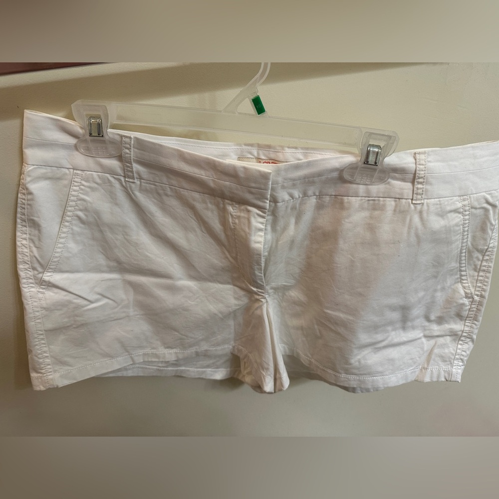 J Crew White Shorts